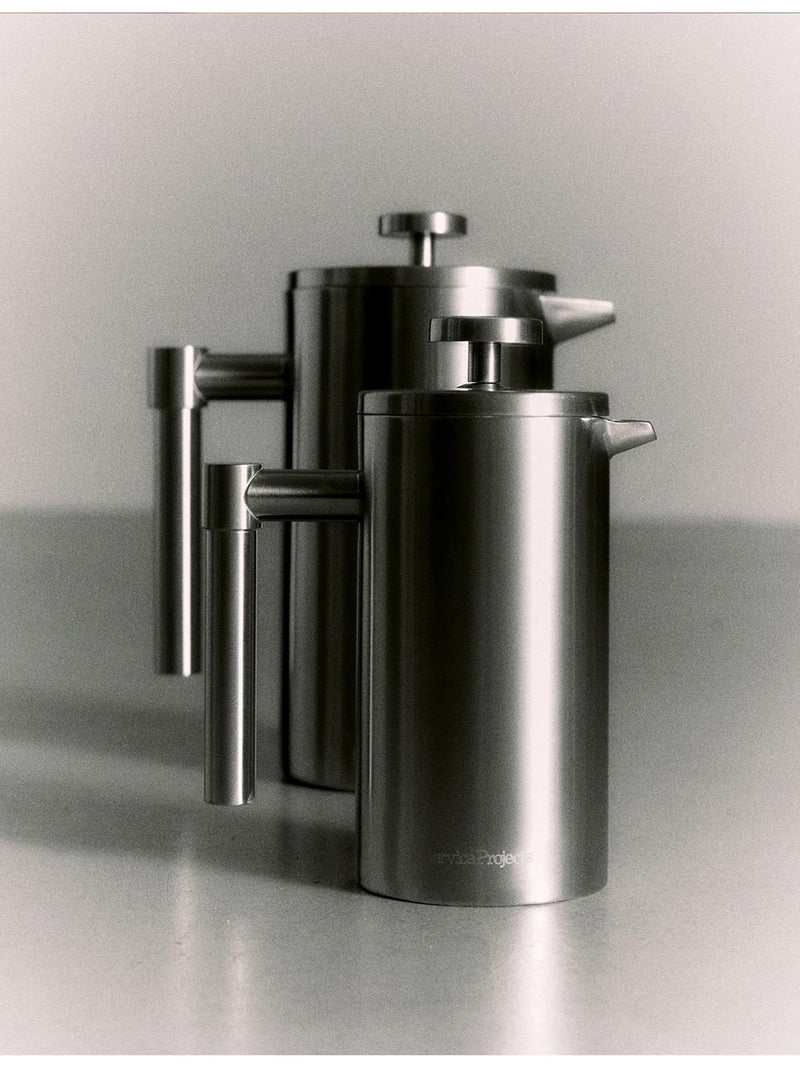 Service Projects stainless steel French press 1L (British brand)