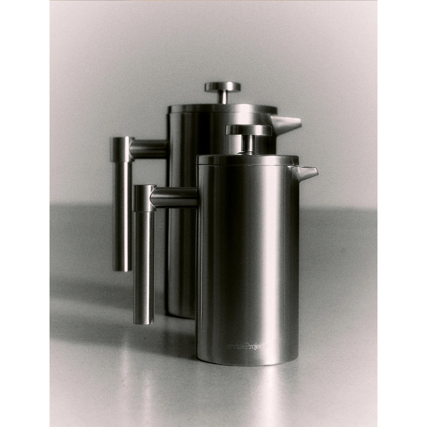 Service Projects stainless steel French press 1L (British brand)