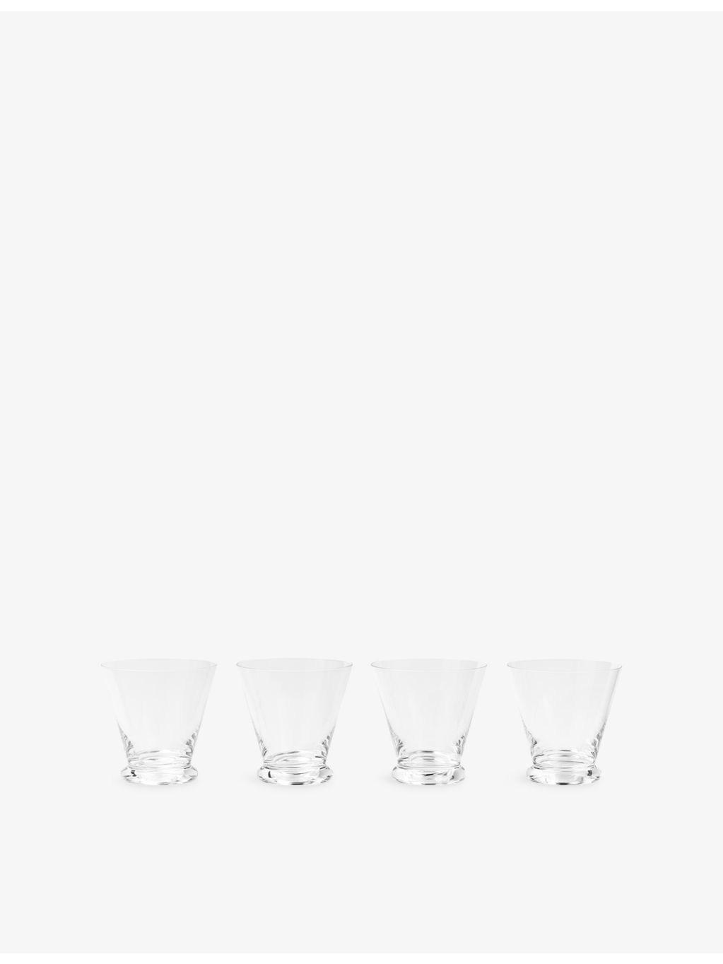Walter 03 coupe crystal glasses set of 4, UK version
