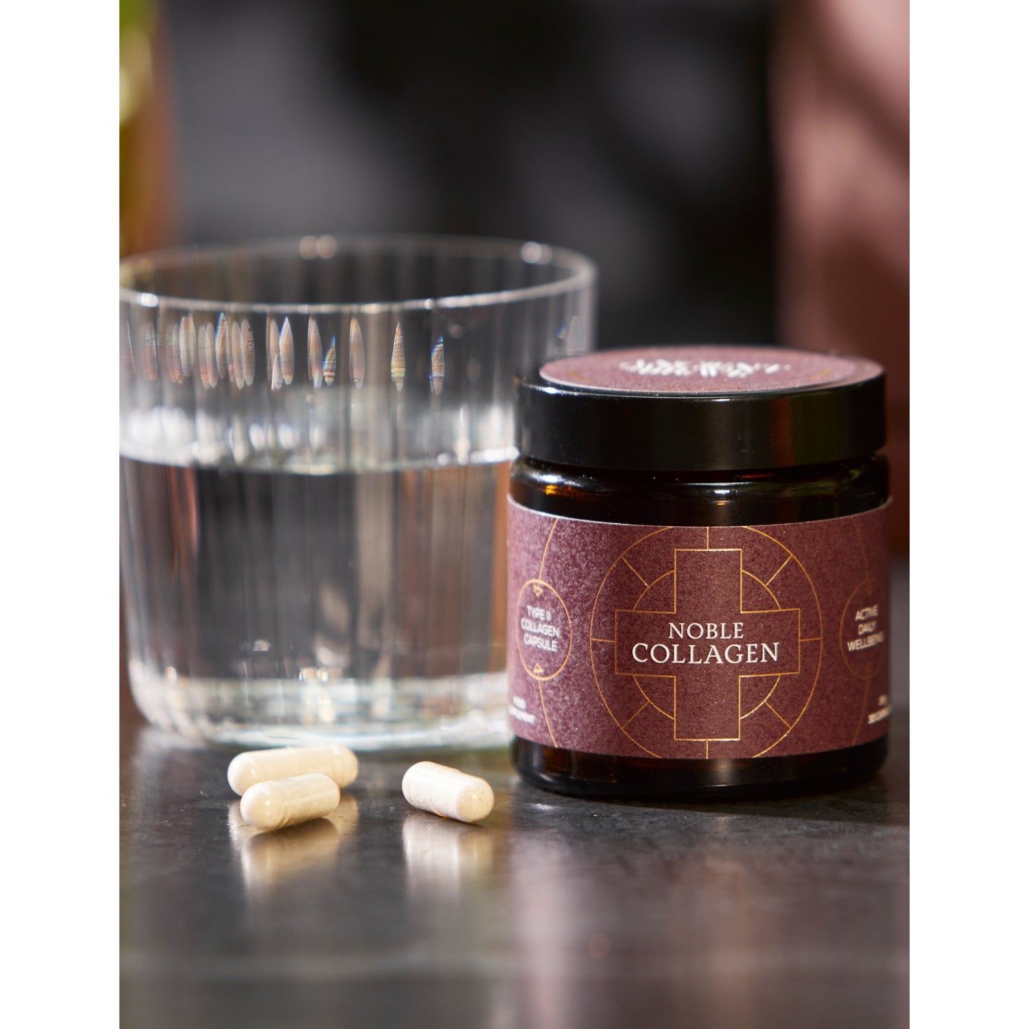 Ancient + Brave Noble collagen capsules 164g jar, UK version
