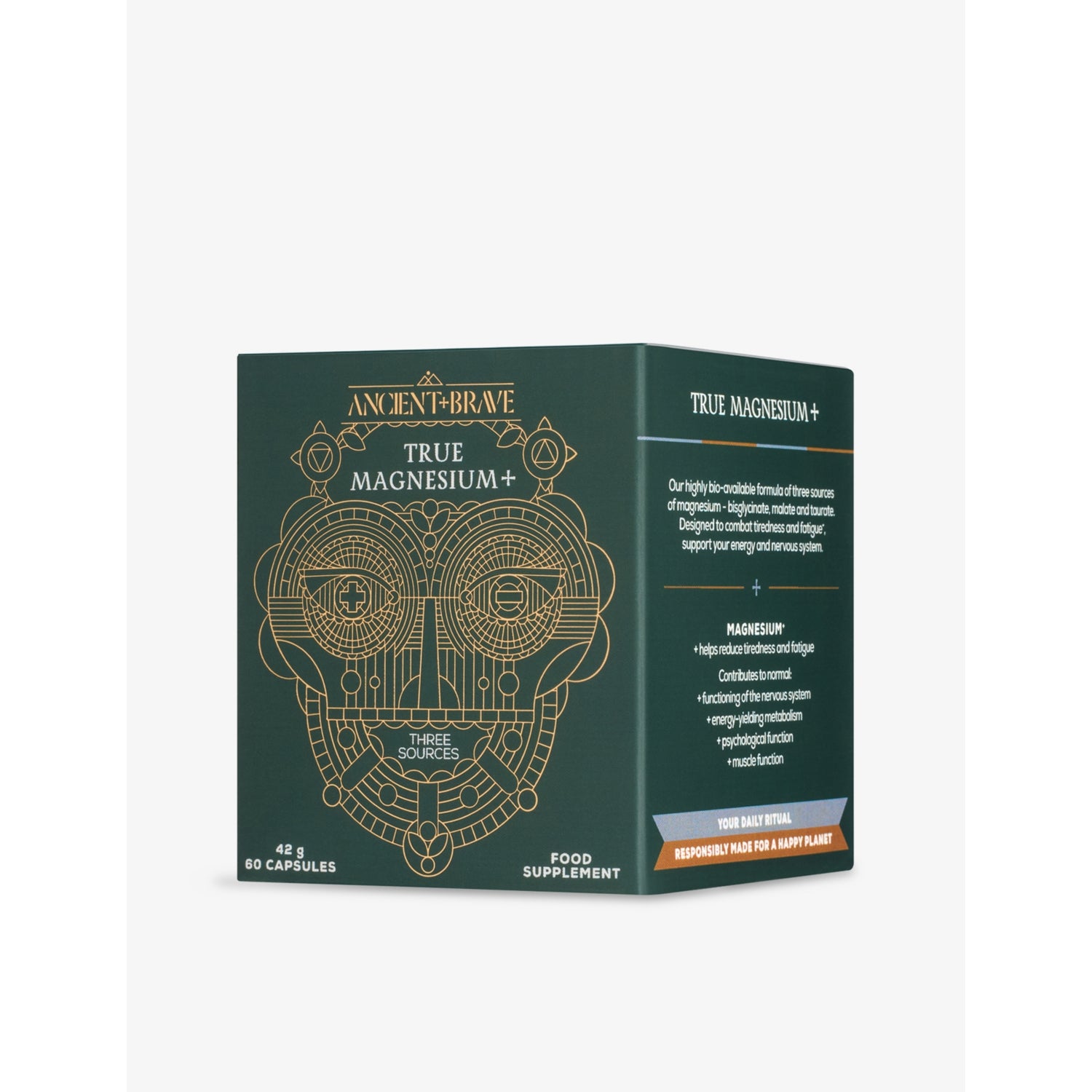 Ancient + Brave supplement True Magnesium + 191g, imported from the UK