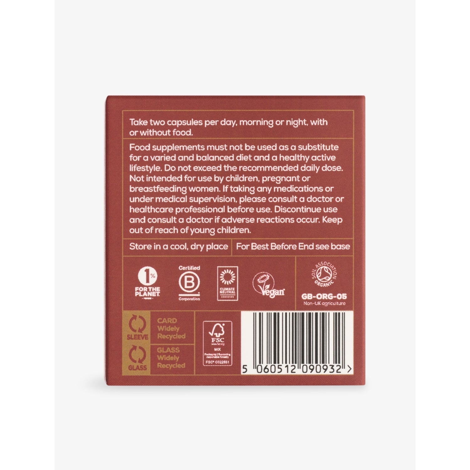 Ancient + Brave True Ashwagandha supplement 60cc 191g (British brand)