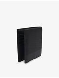 BOSS embossed leather wallet with 8 card slots, imported from the UK