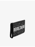 Zadig and Voltaire Revoltaire Z faux-leather wristlet pouch, imported from the UK