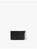 Zadig and Voltaire Revoltaire Z faux-leather wristlet pouch, imported from the UK