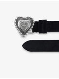 Zadig&Voltaire Santa Fe Crush suede belt 90cm, imported from the UK