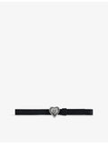 Zadig&Voltaire Santa Fe Crush suede belt 90cm, imported from the UK