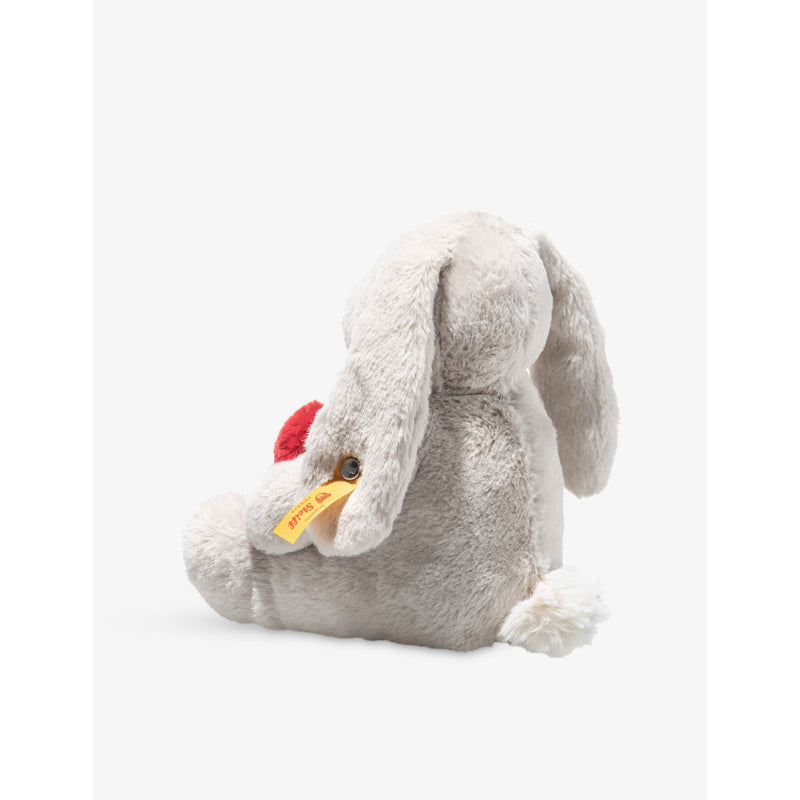Steiff Hoppie Grey Love Rabbit soft toy 16cm (British brand)