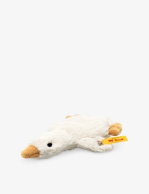 Steiff Gilda Goose grip toy with rattle 12cm, UK version