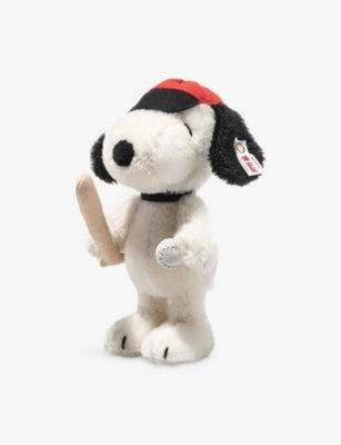 Steiff Snoopy baseball soft toy 22cm (British brand)