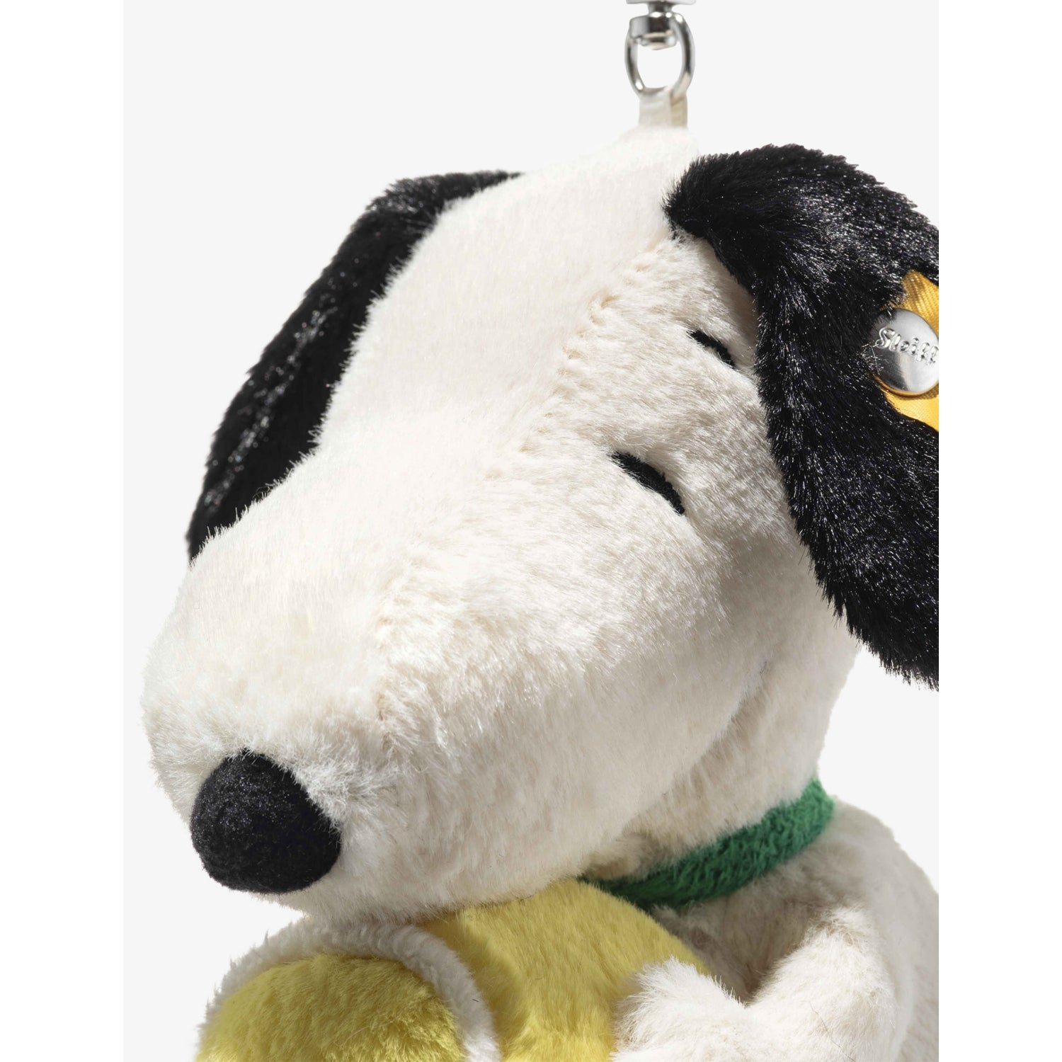 Steiff Snoopy tennis soft toy keyring 15cm - British product