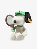 Steiff Snoopy tennis soft toy with racquet 22cm - British product