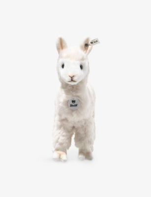 Steiff Cosy Alpaca soft toy 18cm height, UK version