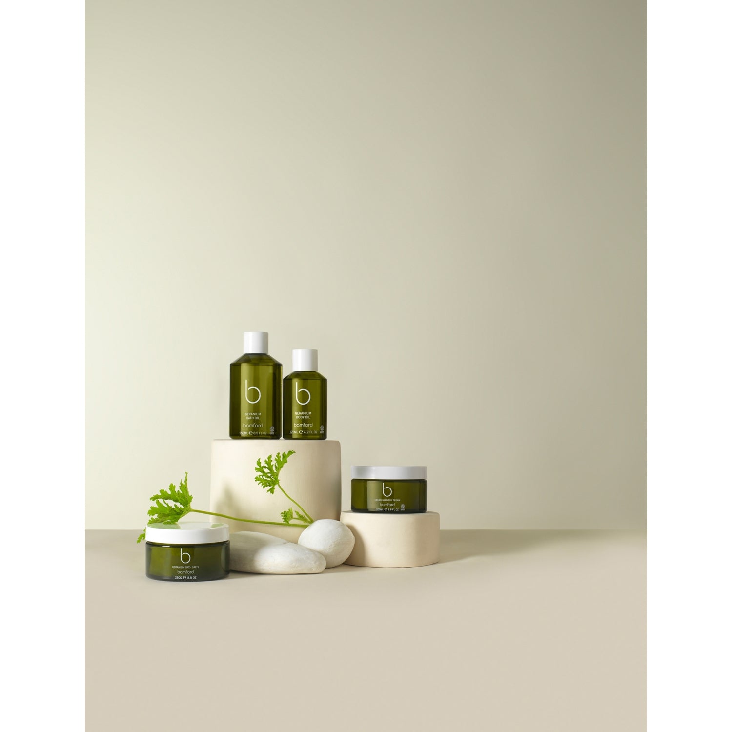 Bamford geranium bath salts 250g - British product