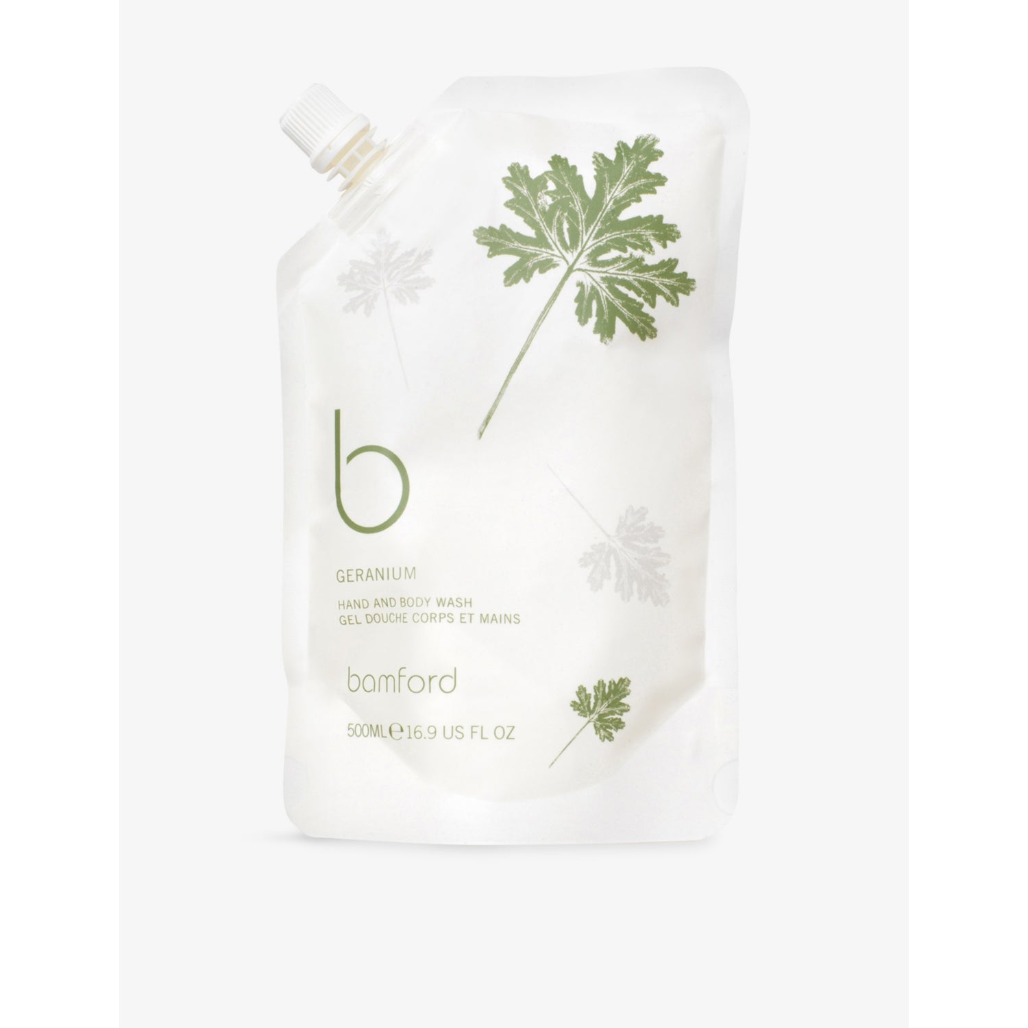 Bamford geranium hand and body wash 500ml, imported from the UK