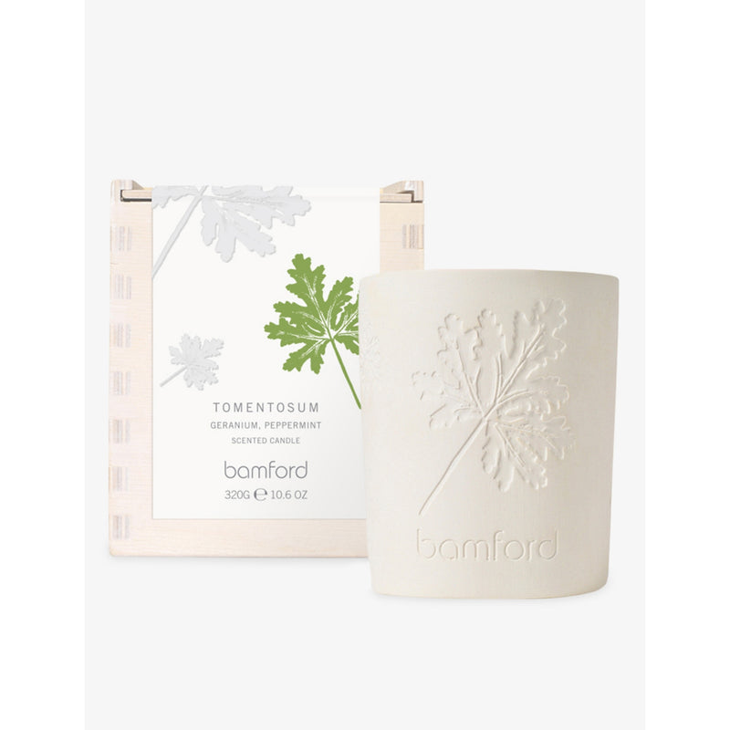 Bamford Geranium scented candle 320g - British product