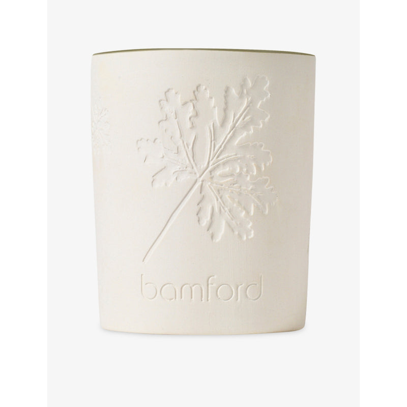 Bamford Geranium scented candle 320g - British product