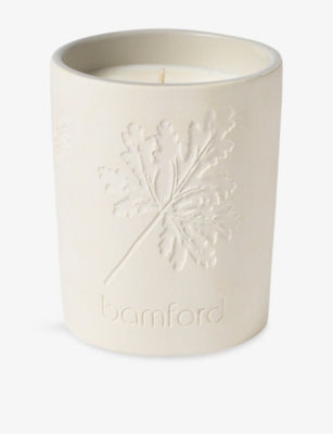 Bamford scented candle Mabel Grey Geranium 320g, UK version