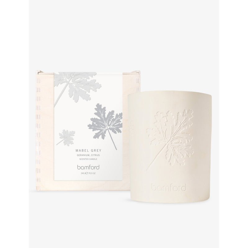 Bamford Mabel Grey geranium scented candle 2kg (British brand)