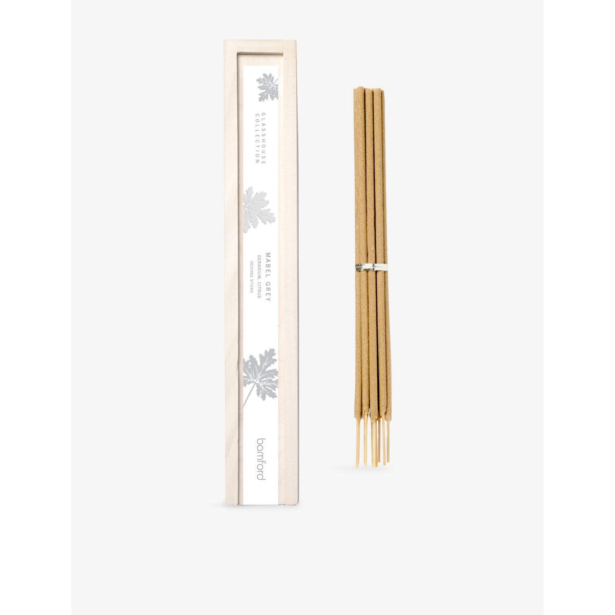 Bamford Geranium incense sticks 10-pack, imported from the UK