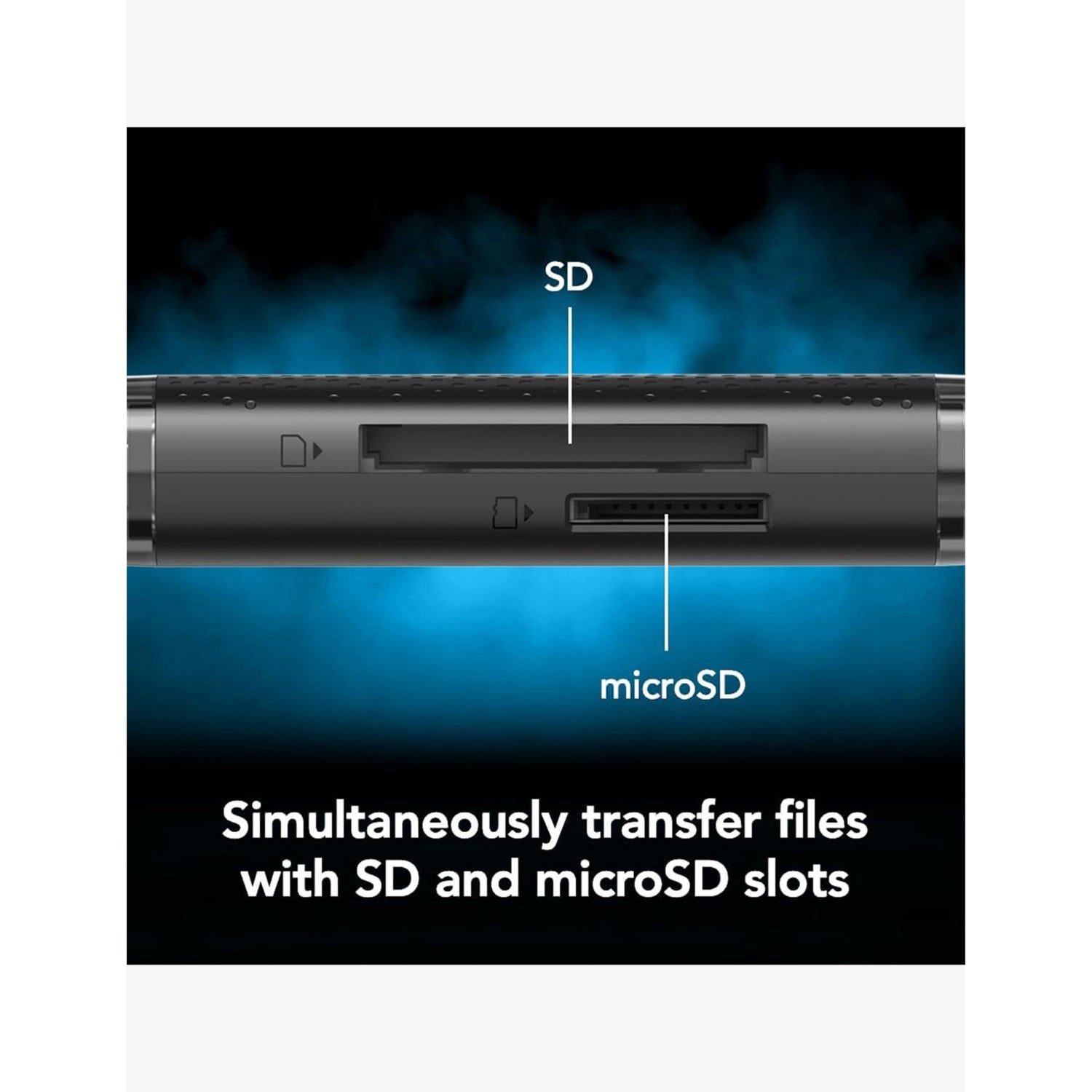 Lexar LRW310 dual-slot SD microSD card reader, UK version