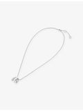 Bvlgari Serpenti Viper pendant necklace 18ct white gold 0.13ct diamond, UK version