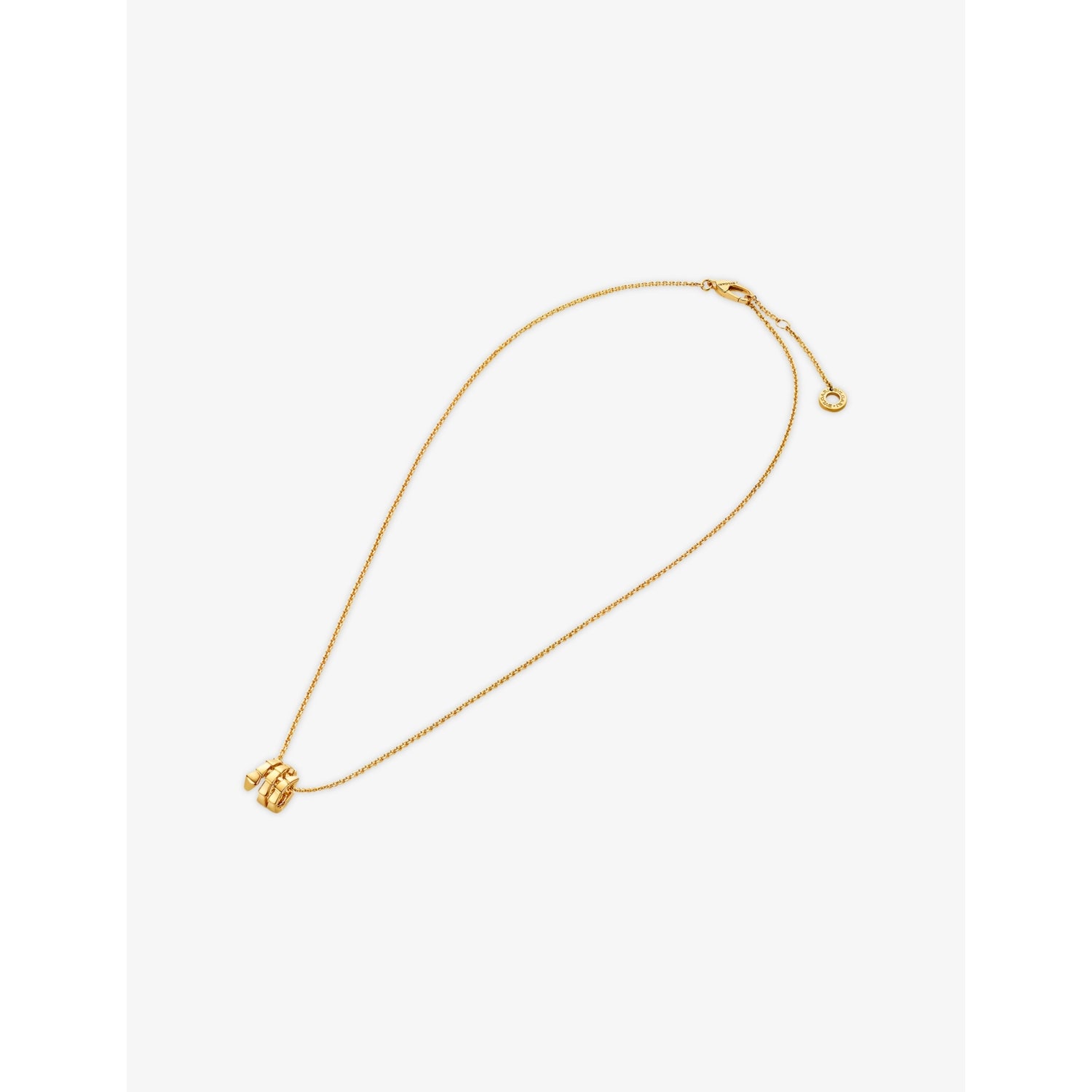 Bvlgari Serpenti Viper 18ct yellow gold pendant necklace, UK version