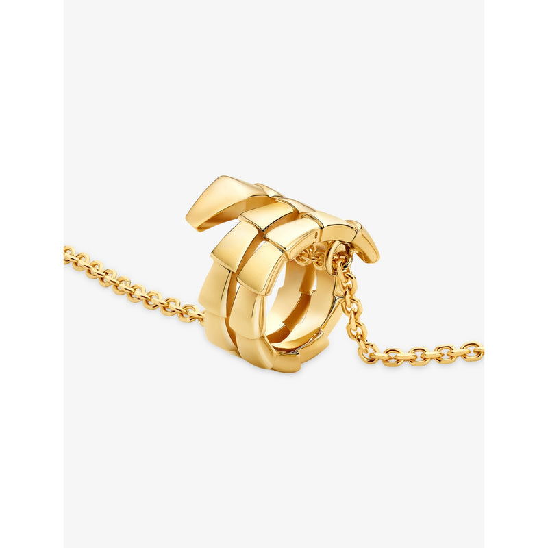 Bvlgari Serpenti Viper 18ct yellow gold pendant necklace, UK version