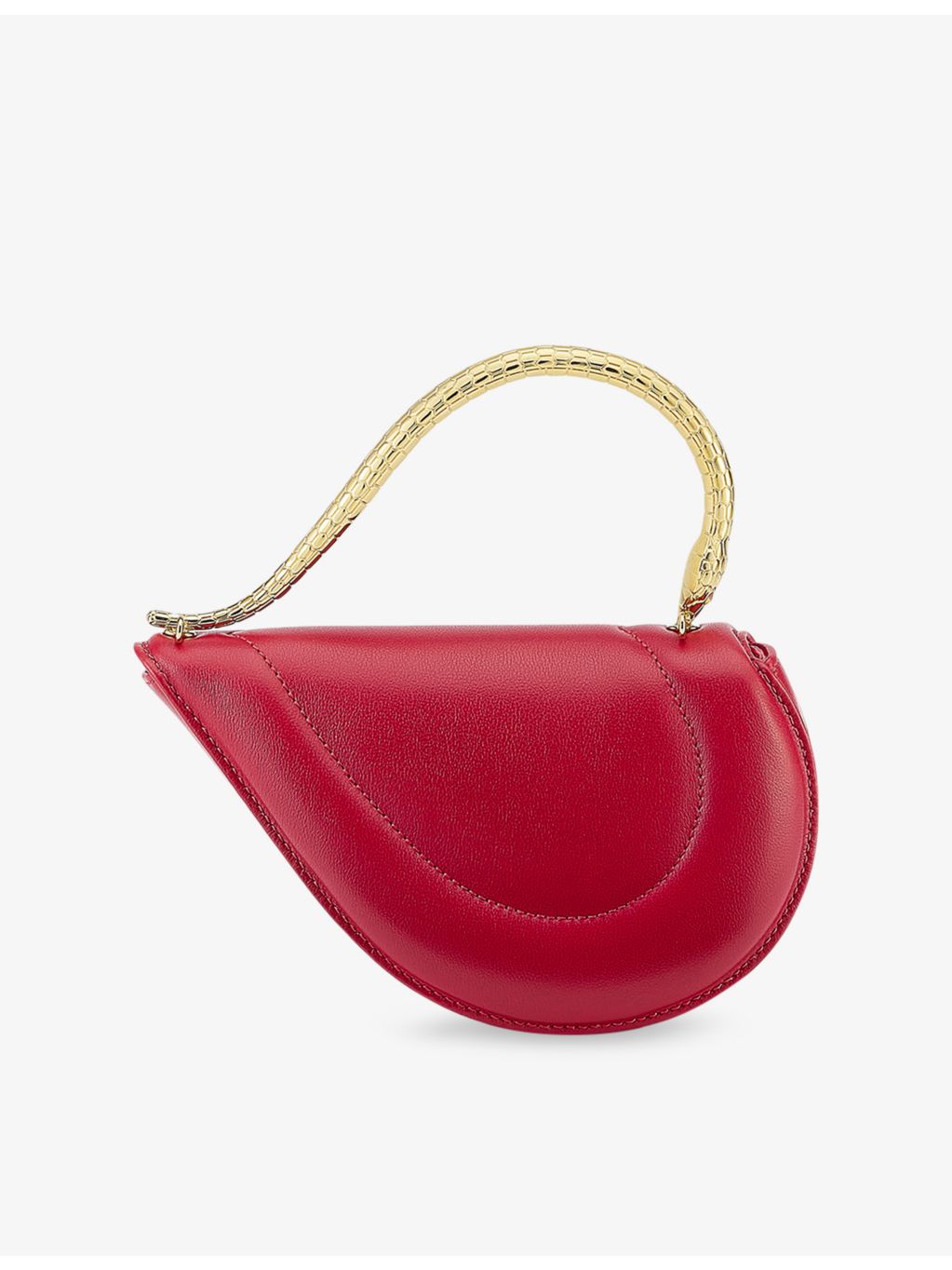 Bvlgari Serpenti Cuoricino mini leather top handle bag - British product