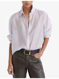 Reiss Lyla half-keeper leather belt 4.5cm, imported from the UK