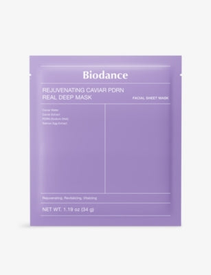 Biodance caviar PDRN sheet mask pack of four (British brand)