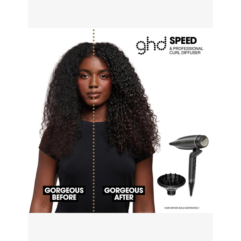ghd professional curly hair diffuser, imported from the UK