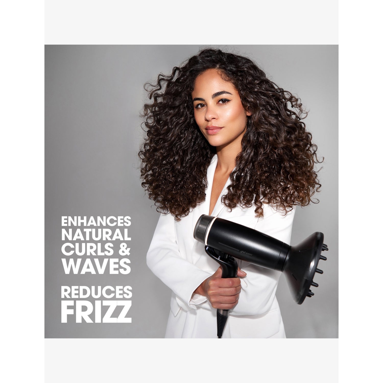 ghd professional curly hair diffuser, imported from the UK