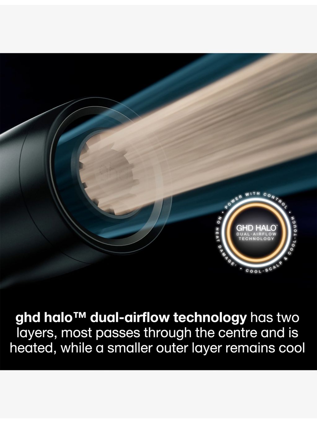 ghd Speed hair dryer black (British brand)