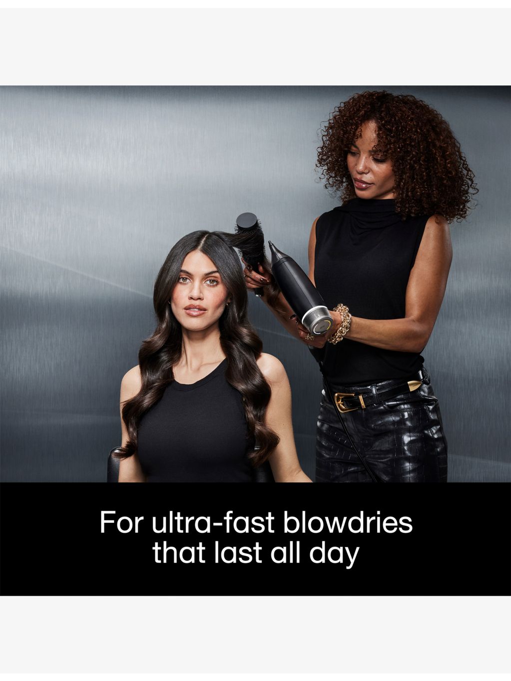 ghd Speed black hair dryer with halo technology (British brand)