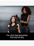 ghd Speed black hair dryer with halo technology (British brand)