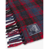 Zadig Voltaire Joan tartan wool-blend scarf 190cm (British brand)