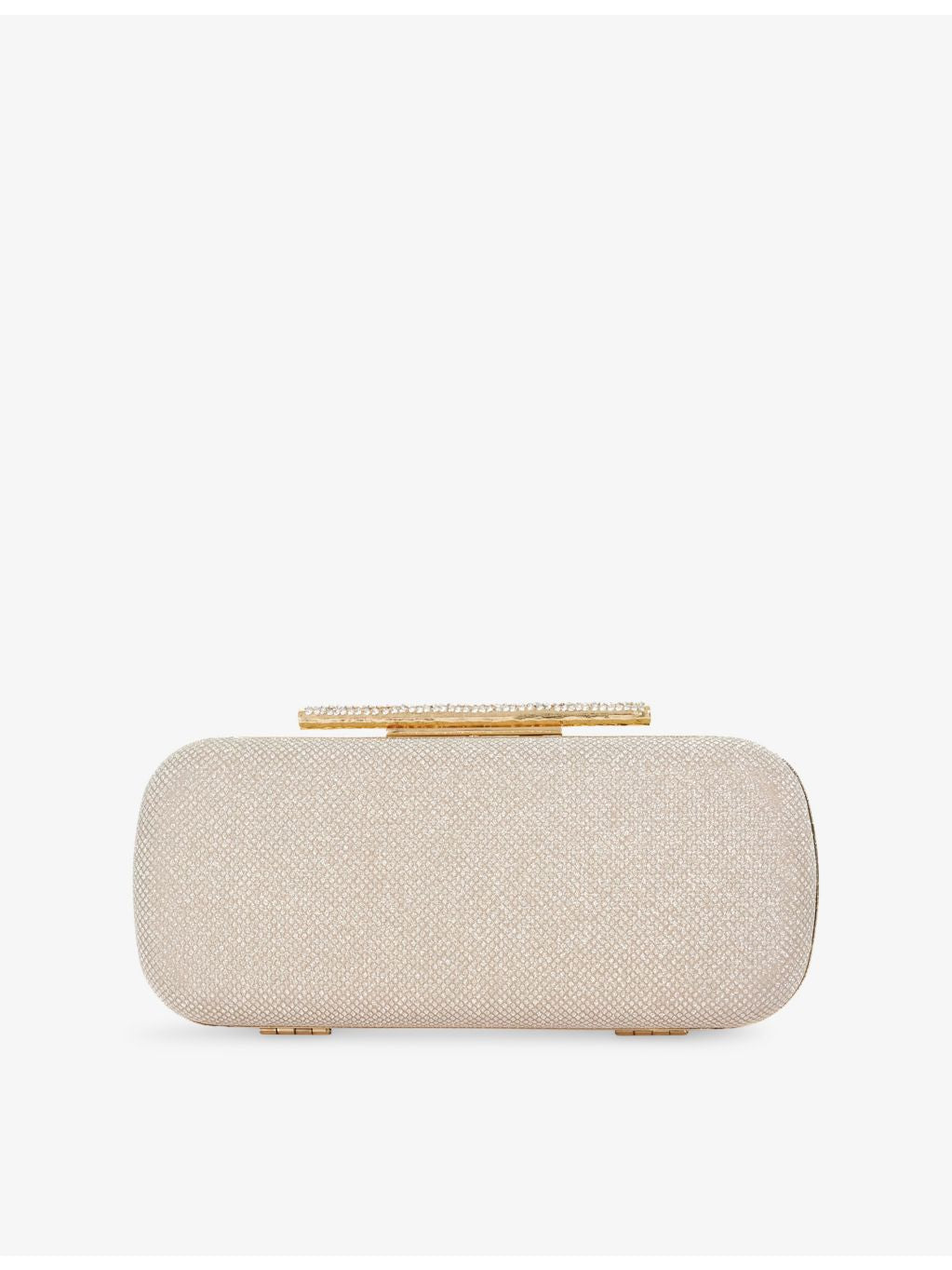 Dune woven clutch bag with crystal embellishment 23cm (British brand)