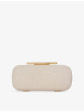 Dune woven clutch bag with crystal embellishment 23cm (British brand)