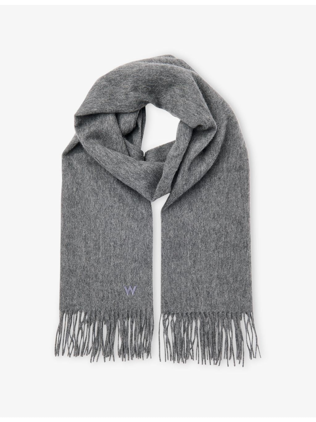 Whistles fringed blanket scarf 215cm - British product