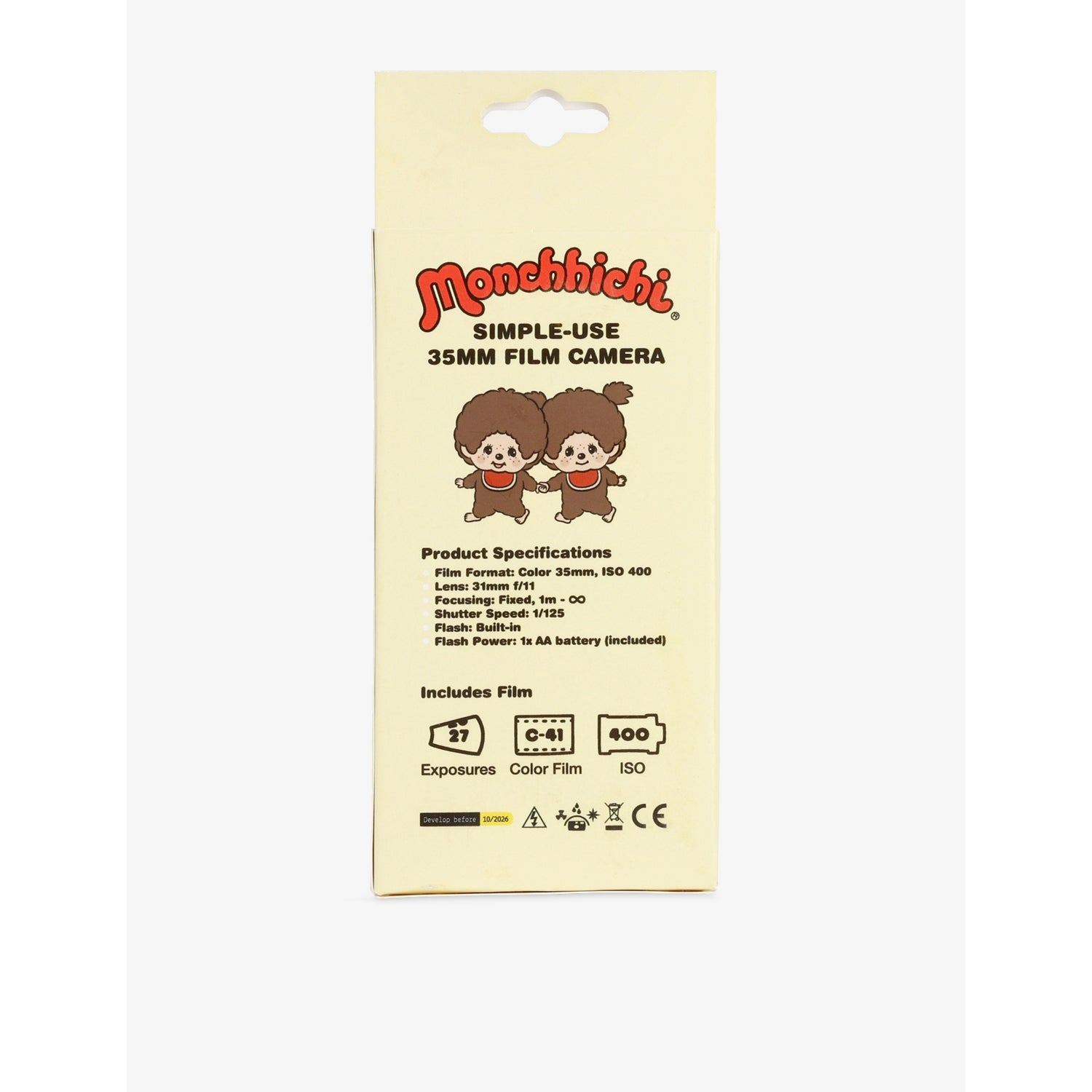Retrospekt Monchhichi 35mm point-and-shoot film camera, imported from the UK
