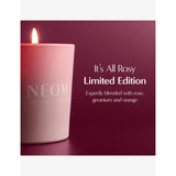 NEOM Wellbeing It's All Rosy three-wick candle 420g - British product