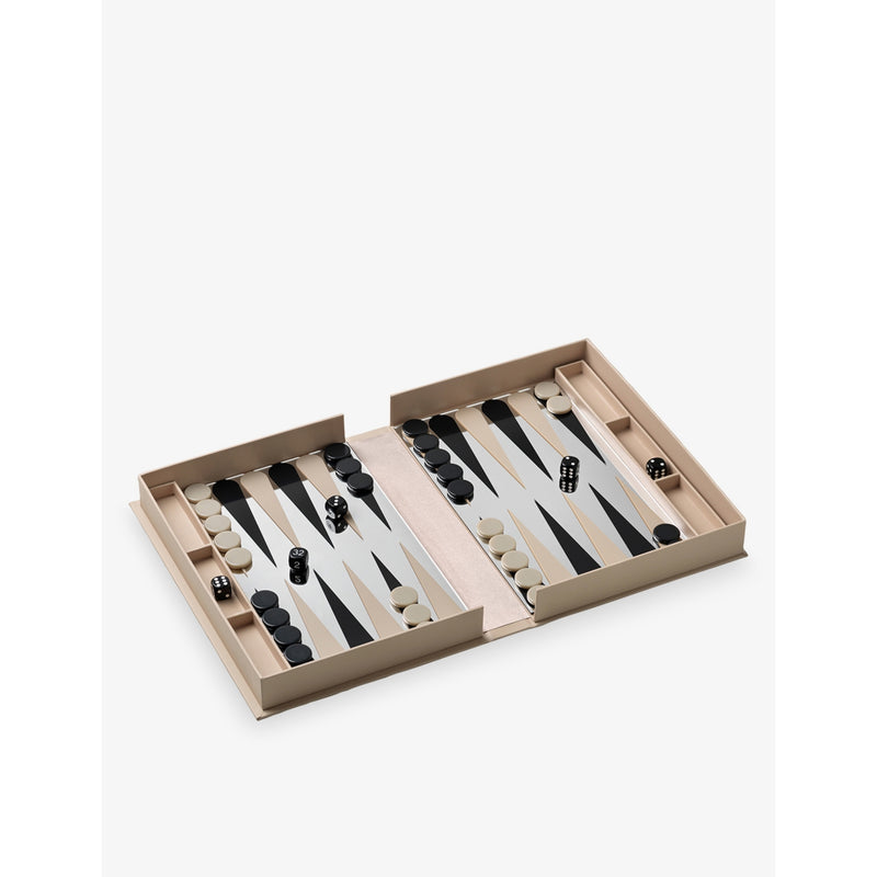 Printworks backgammon mirror game with mirrored acrylic finish, UK version