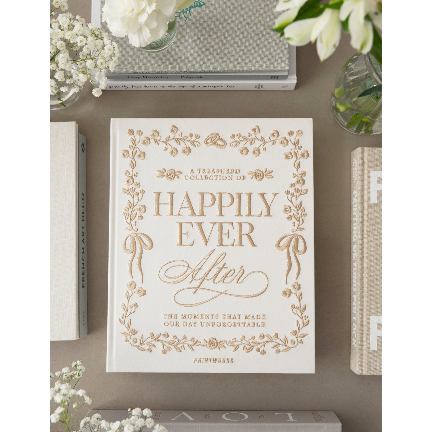 Printworks Happily Ever embroidered photo album 33x27cm (British brand)