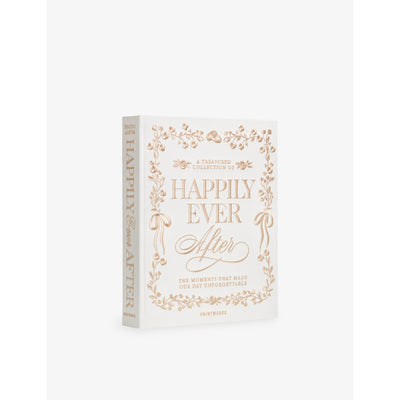 selfridges Printworks Happily Ever Embroidered Photo Album 33cm x 27cm x 5.4cm- Buy online at McGrocer