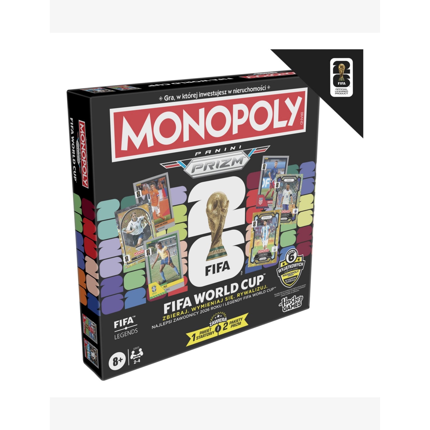 Monopoly Panini Prizm FIFA World Cup 26 board game - British product