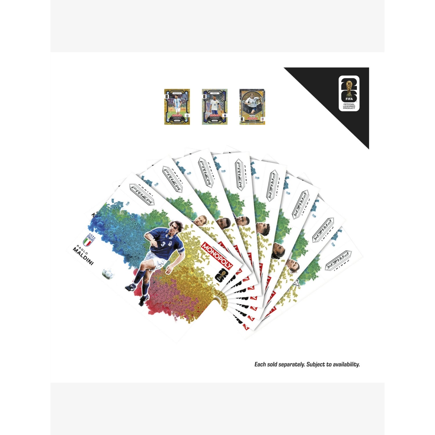 Monopoly Panini Prizm FIFA World Cup 26 board game - British product