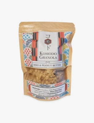 Komodo miso and peanut butter granola 250g, UK version