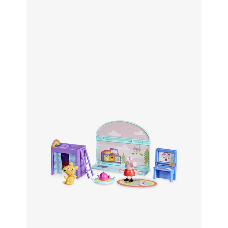 Peppa Pig bedroom accessories playset with 7.5cm figure - British product