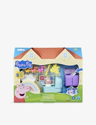 Peppa Pig bedroom accessories playset with 7.5cm figure - British product
